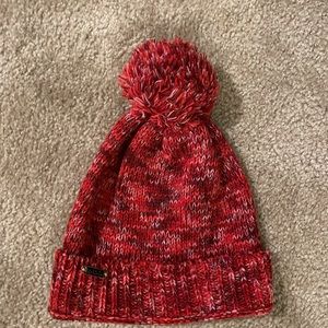 Red winter hat